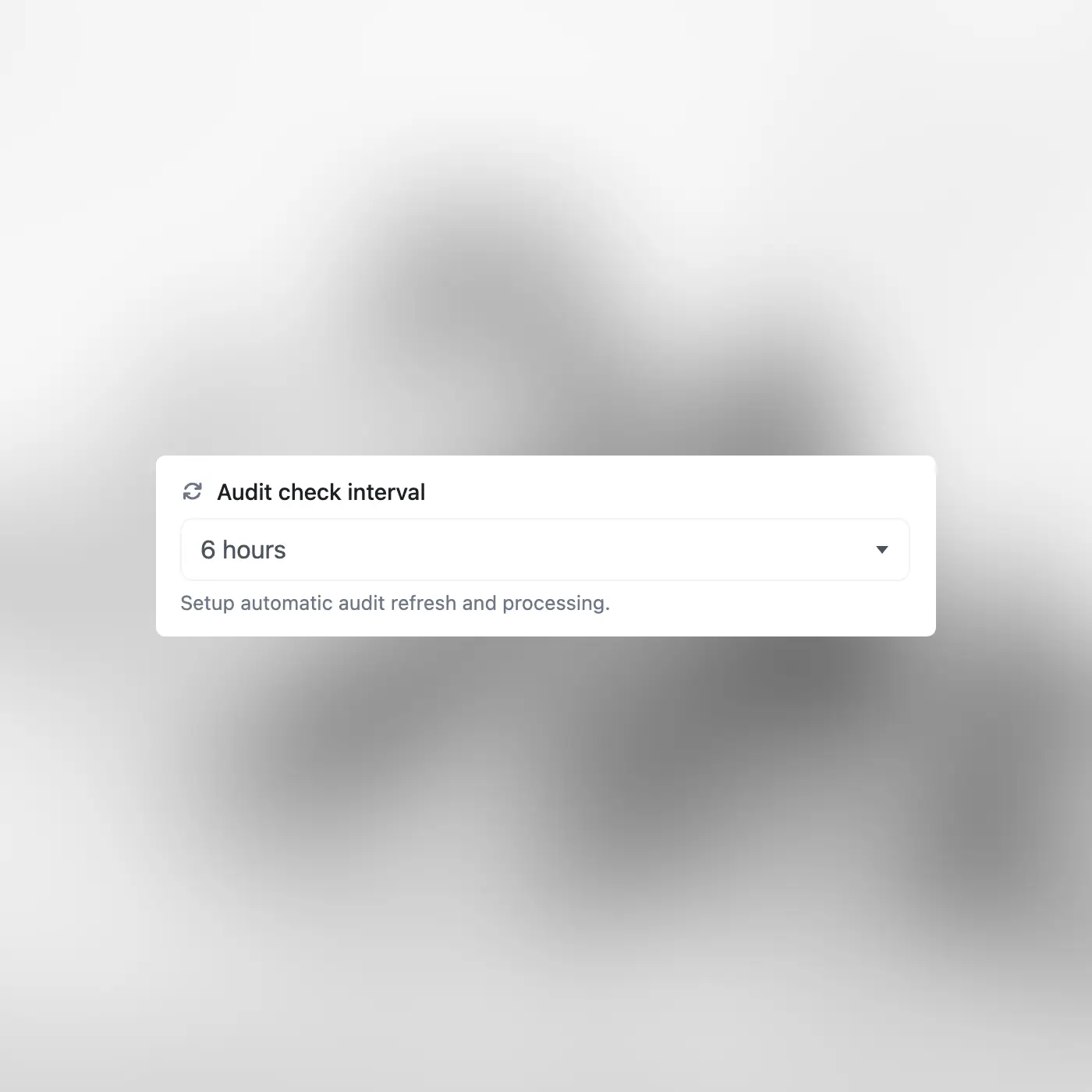 Снимок функции повторного аудита приложения